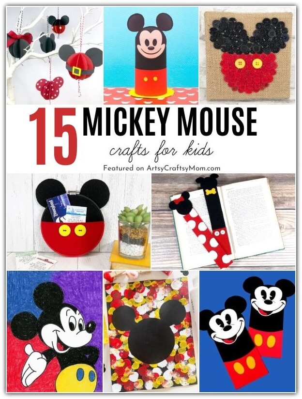It's Mickey Mouse's birthday, & we're joining the party with these magical Mickey Mouse crafts for kids! Keep them for yourself or gift them to your friends!