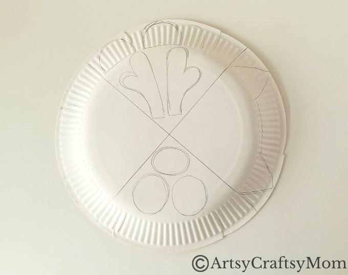 This paper plate reindeer craft is an easy Christmas project for young kids, and your main material is just a plain, white paper plate!
