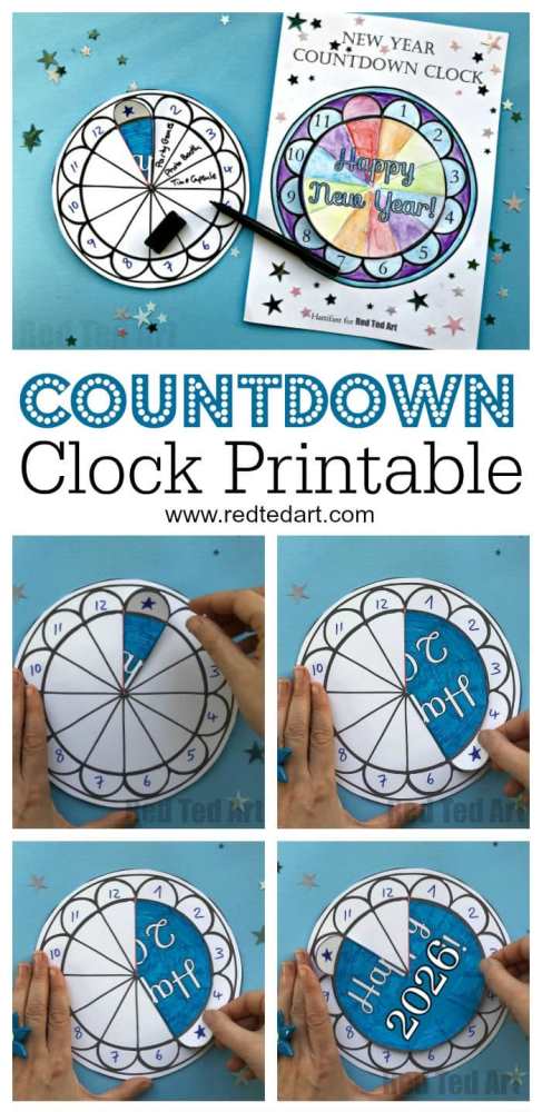 Say Hello to a brand New Year with these exciting New Year crafts for kids!! Make wands, countdown clocks, noise makers and more!