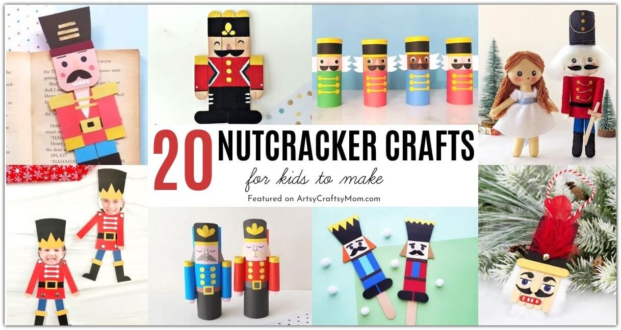 These beautiful Nutcracker Crafts for Kids are perfect to introduce the current generation to the classic story performed during Christmastime!