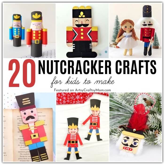 These beautiful Nutcracker Crafts for Kids are perfect to introduce the current generation to the classic story performed during Christmastime!