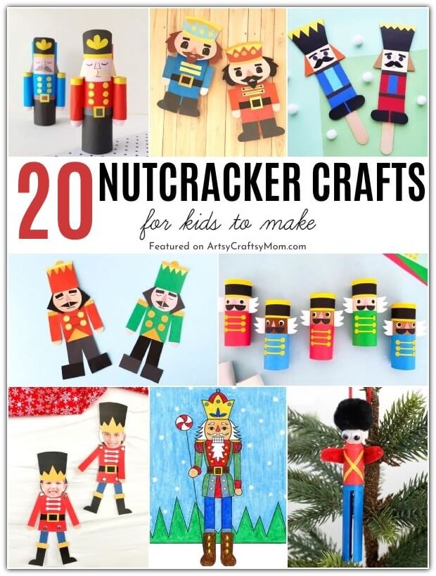 These beautiful Nutcracker Crafts for Kids are perfect to introduce the current generation to the classic story performed during Christmastime!