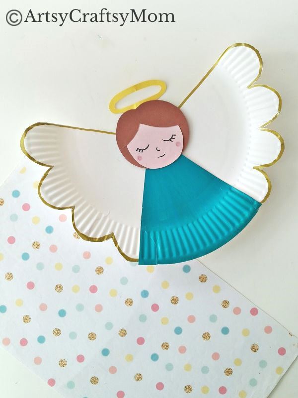 If you're looking for an easy angel craft to make this Christmas with minimal supplies, this Paper Plate Angel Craft for Kids is perfect for you!