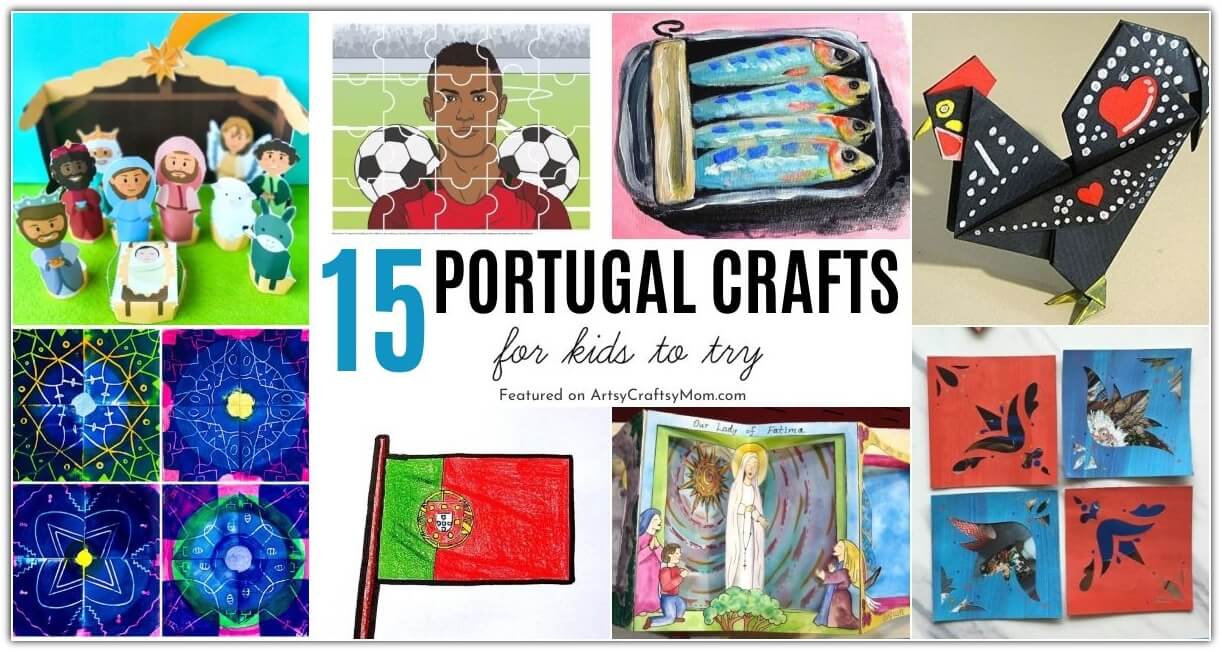 There's more to Portugal than egg tarts and Ronaldo, and we're goin gto learn about it with some fun and interesting Portugal crafts for kids!