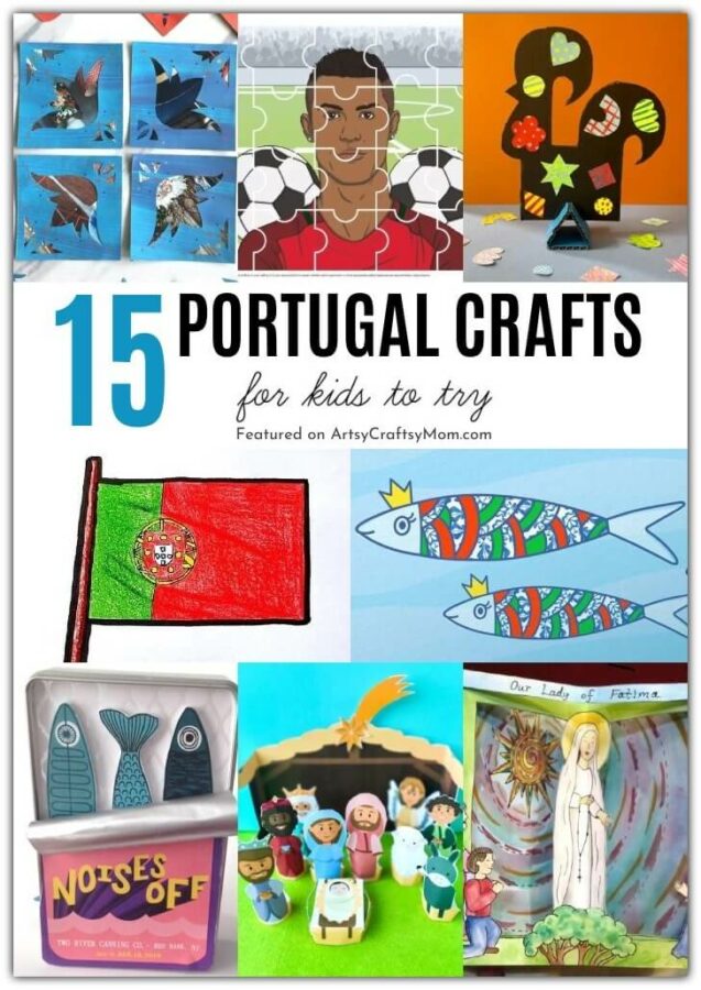 There's more to Portugal than egg tarts and Ronaldo, and we're goin gto learn about it with some fun and interesting Portugal crafts for kids!