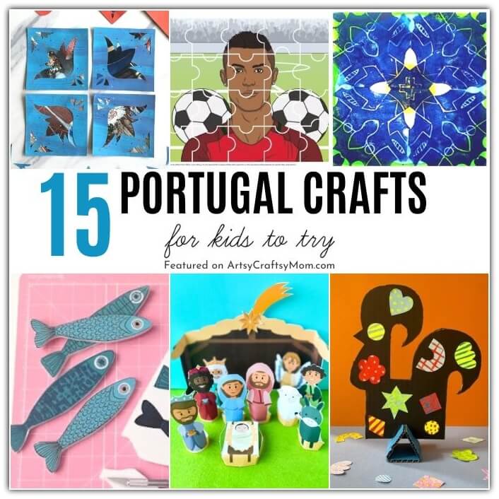 There's more to Portugal than egg tarts and Ronaldo, and we're goin gto learn about it with some fun and interesting Portugal crafts for kids!