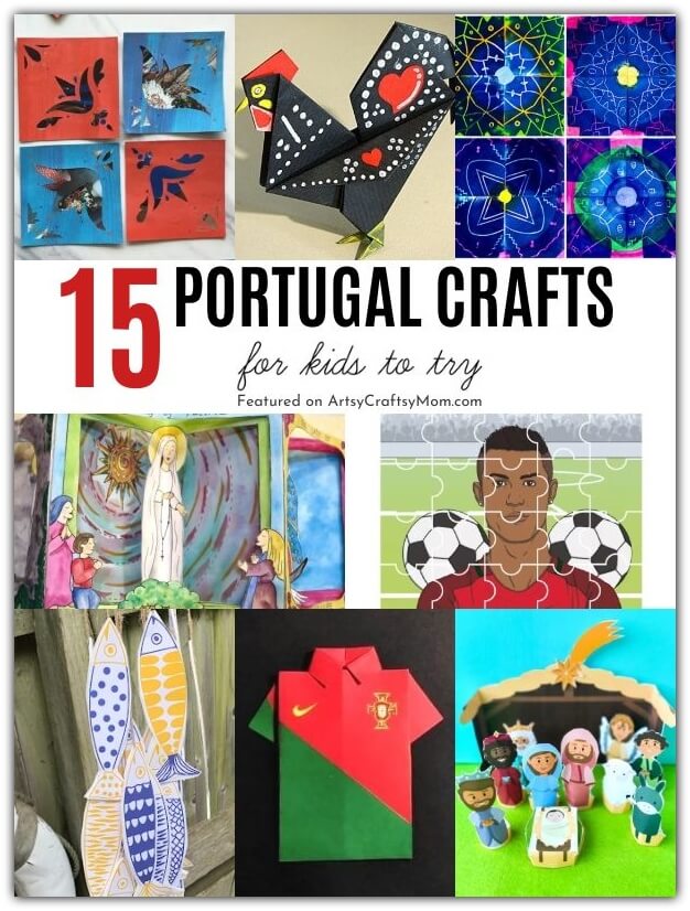 15 Perky Portugal Crafts for Kids 18 There's more to Portugal than egg tarts and Ronaldo, and we're goin gto learn about it with some fun and interesting Portugal crafts for kids!