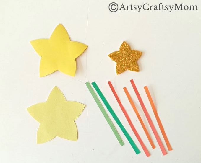 Here's a beautiful, sparkling Star Wand Pencil Topper Craft to add some magic to your New Year celebrations! It also makes a great gift for friends!