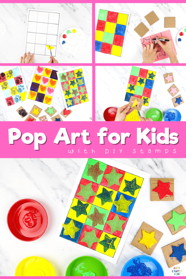 It's National Pop Art Day on 28th January, and we've got just the thing to celebrate - colorful and peppy pop art projects for kids to try!
