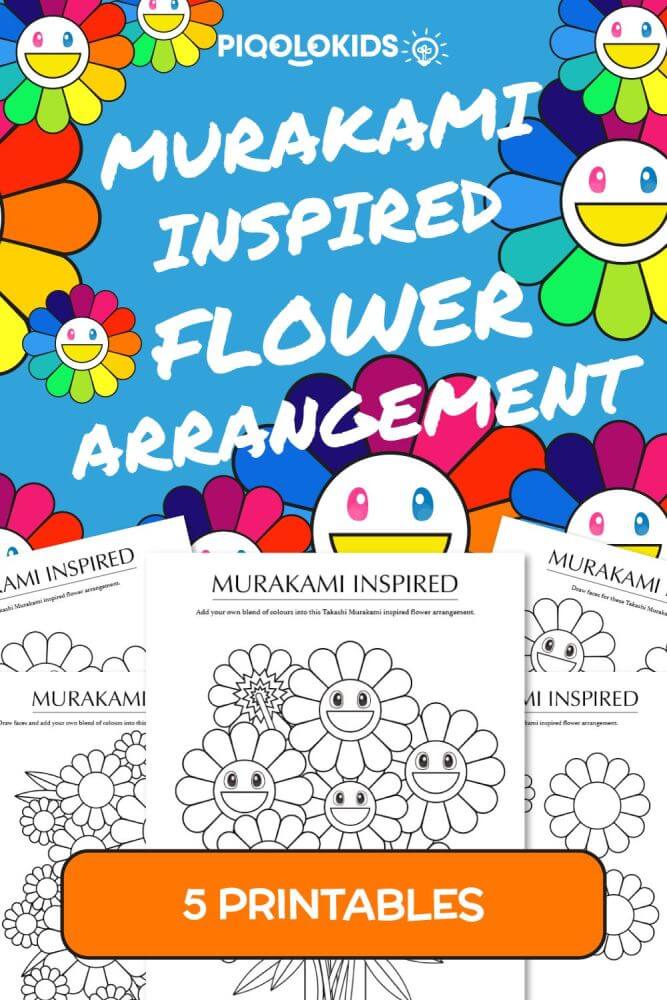 Enjoy an explosion of color and happy smiles as you explore Murakami's work through some amazing Takashi Murakami Art Projects for Kids!