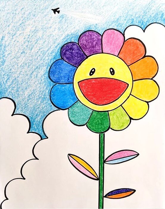 Enjoy an explosion of color and happy smiles as you explore Murakami's work through some amazing Takashi Murakami Art Projects for Kids!