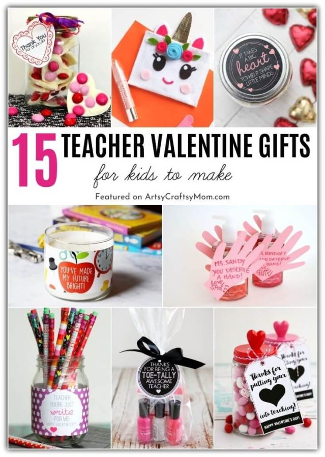 These DIY Valentine's Day Gifts for Teachers are perfect for kids to make to show their love and appreciation for their teacher. After all, they deserve it!