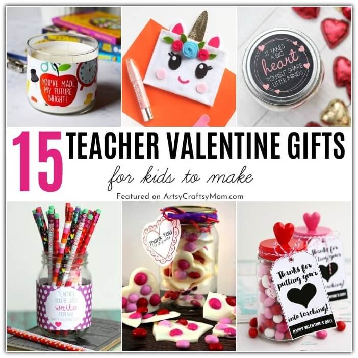 These DIY Valentine's Day Gifts for Teachers are perfect for kids to make to show their love and appreciation for their teacher. After all, they deserve it!
