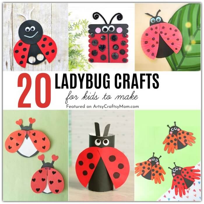 20 Lovable Ladybug Crafts for Kids 22 Ladybugs are seen as a symbol of spring, and we're in awe of these pretty creatures! Celebrate them with these cute ladybug crafts for kids.
