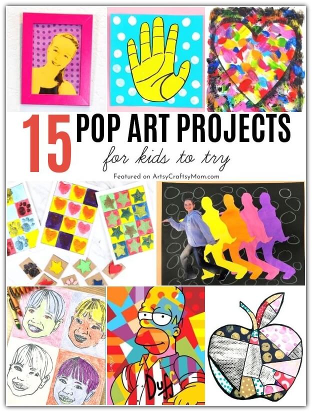 It's National Pop Art Day on 28th January, and we've got just the thing to celebrate - colorful and peppy pop art projects for kids to try!