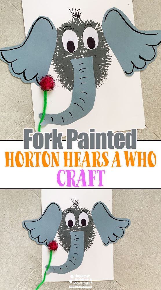 Celebrate one of Dr. Seuss' most iconic characters with these Horton Hears a Who crafts for kids! Perfect for Dr. Seuss Day on 2nd March!