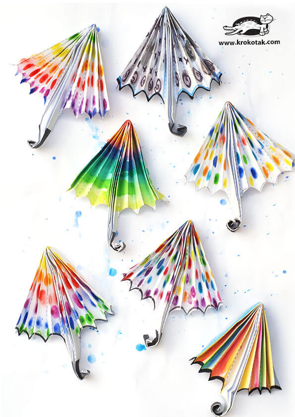 These unusual umbrella crafts for kids are perfect for National Umbrella Day! From 3D umbrellas to edible umbrellas, we've got it all!