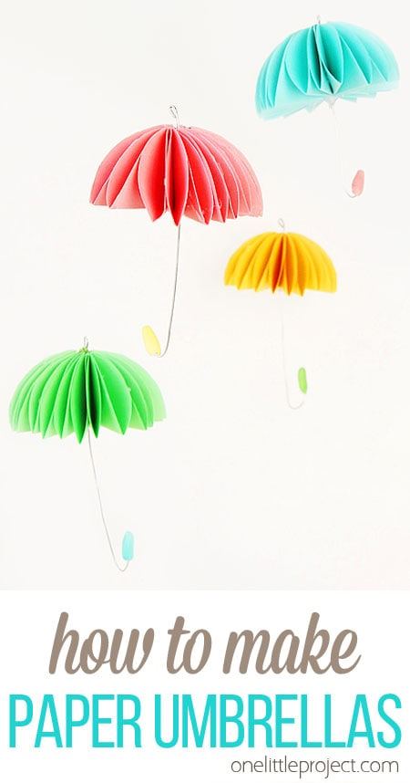 These unusual umbrella crafts for kids are perfect for National Umbrella Day! From 3D umbrellas to edible umbrellas, we've got it all!