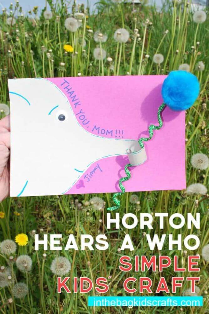 Celebrate one of Dr. Seuss' most iconic characters with these Horton Hears a Who crafts for kids! Perfect for Dr. Seuss Day on 2nd March!