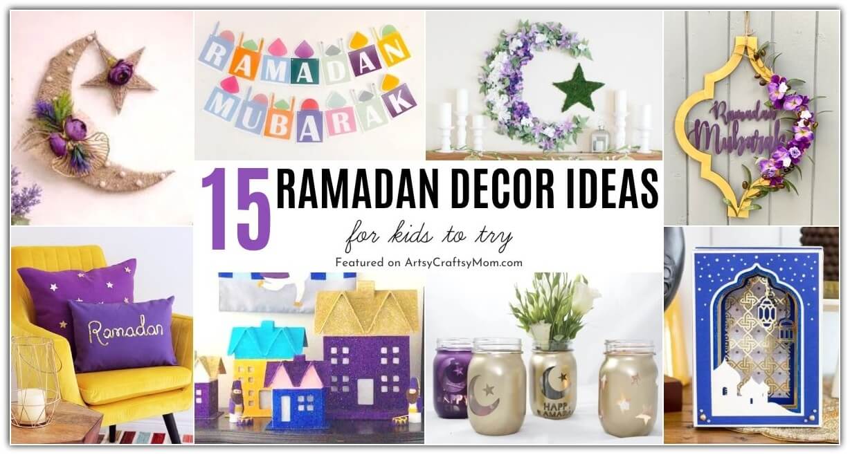 Get your home ready for this special month with these DIY Ramadan decor ideas! Great for older kids, teens and adults to try!