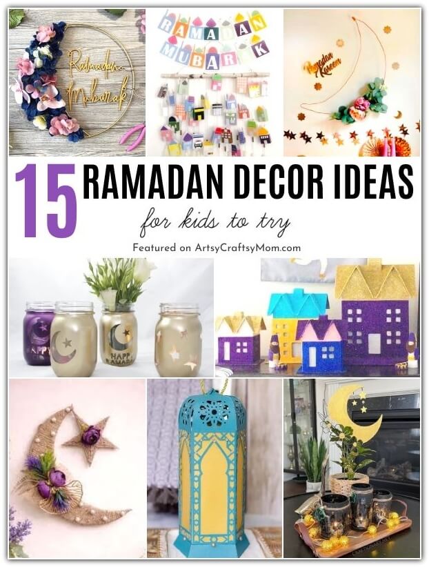 Get your home ready for this special month with these DIY Ramadan decor ideas! Great for older kids, teens and adults to try!
