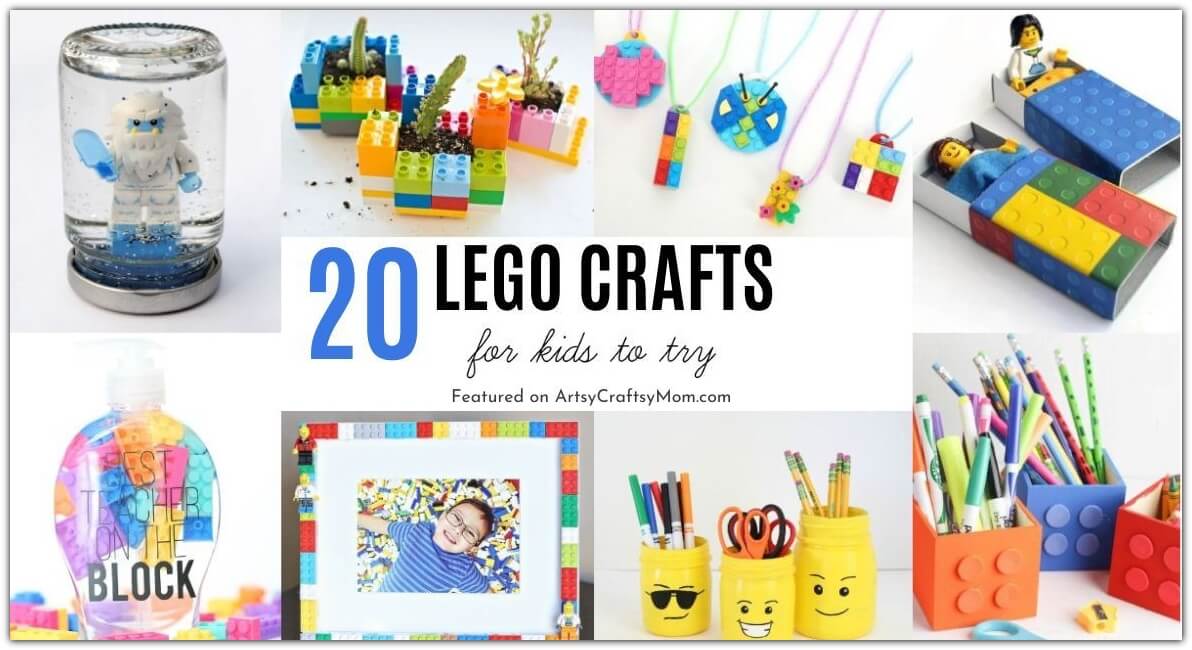 20 Lego Crafts and Activities for International Lego Day 24 There's a lot more you can do with Lego besides building! Here are some creative Lego crafts and activities for kids to try on International Lego Day!