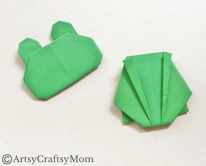 If you're just starting out with Origami, you may enjoy this classic project - an Origami frog craft! So get some green craft paper and let's fold!