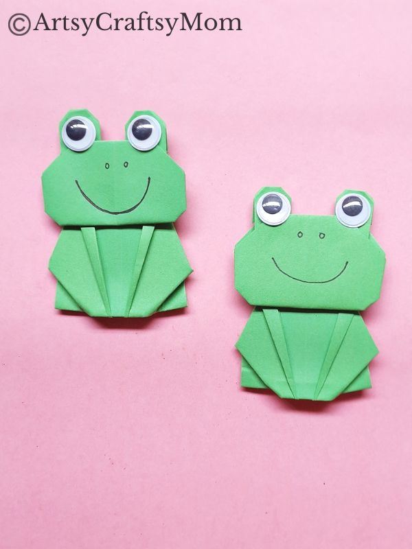 If you're just starting out with Origami, you may enjoy this classic project - an Origami frog craft! So get some green craft paper and let's fold!