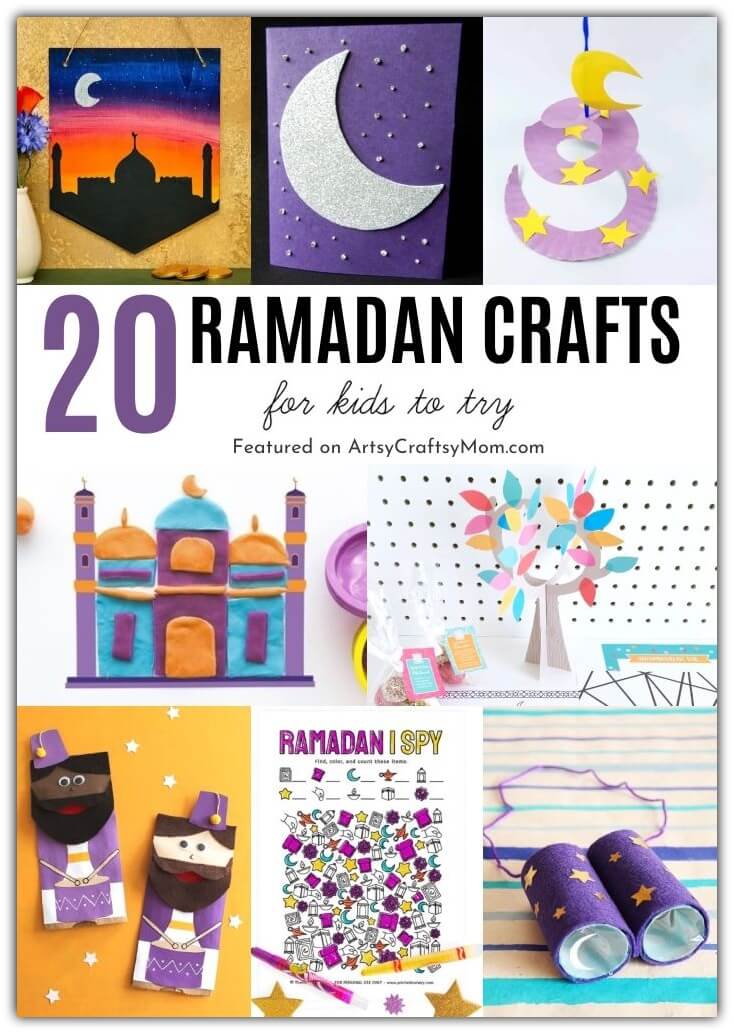 Here are some Beautiful Ramadan Crafts and Activities for Kids that will make learning about the importance of this holy Muslim month fun and enjoyable!