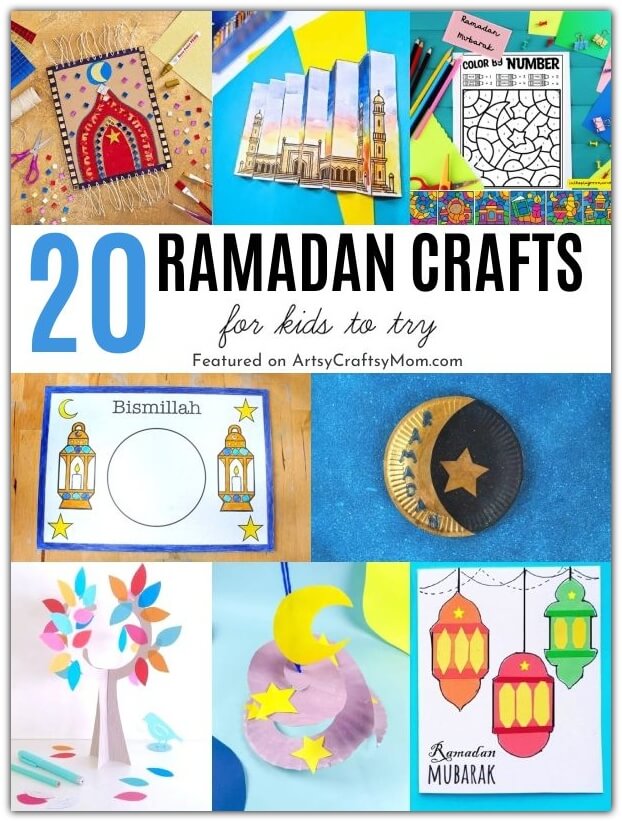 Here are some Beautiful Ramadan Crafts and Activities for Kids that will make learning about the importance of this holy Muslim month fun and enjoyable!