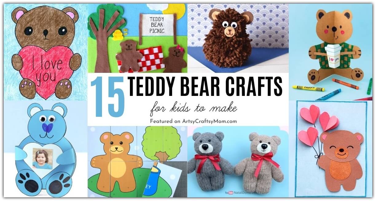 Everyone loves teddy bears; they're everyone's first best friend! Here are some adorable teddy bear crafts and books, perfect for Teddy Bear Day!