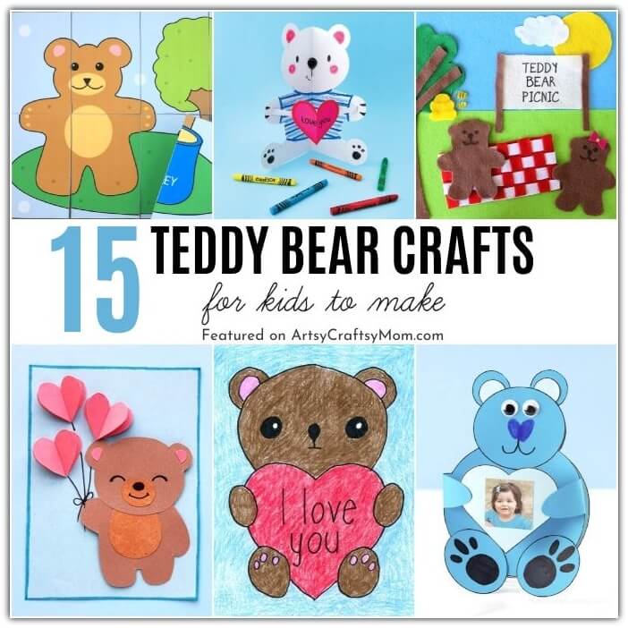 Everyone loves teddy bears; they're everyone's first best friend! Here are some adorable teddy bear crafts and books, perfect for Teddy Bear Day!
