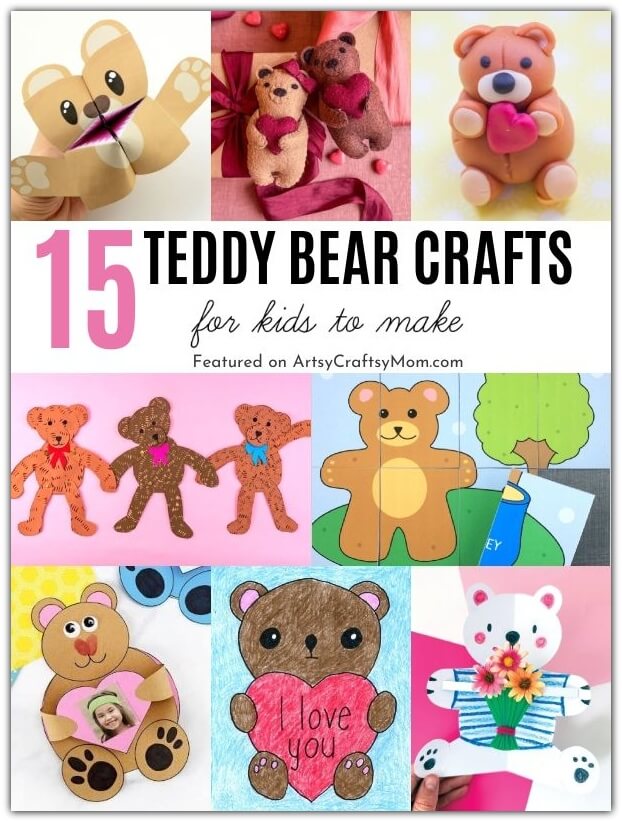 Everyone loves teddy bears; they're everyone's first best friend! Here are some adorable teddy bear crafts and books, perfect for Teddy Bear Day!