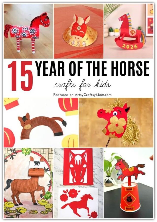 Celebrate strength, energy and progress this year with some amazing Year of the Horse crafts! Perfect for kids to welcome the Chinese New Year!