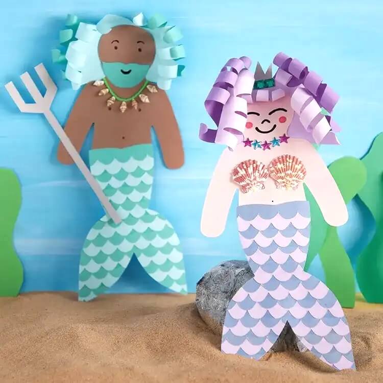 Love mermaids? Then these mesmerizing mermaid crafts for kids are just what you need? Take an underwater adventure with these fun projects!
