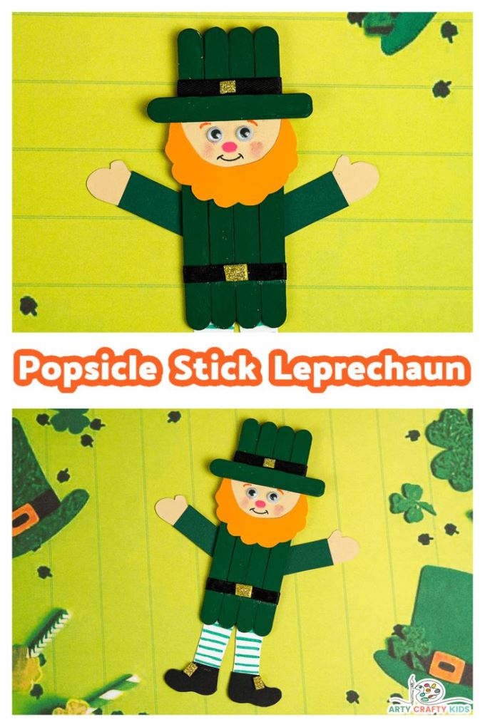 Gather all the craft sticks you have, because we've got lots of fun St Patrick's Day Stick Crafts to make! Includes leprechauns, shamrocks & more!