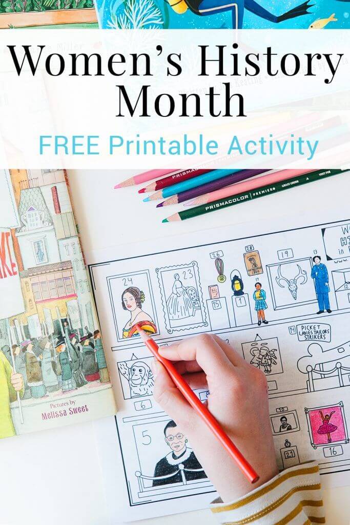 10 Wonderful Women's History Month Activities for Kids 11 We're all set to celebrate some amazing women with these Women's History Month Activities for Kids! Wonderful inspiration for boys and girls!