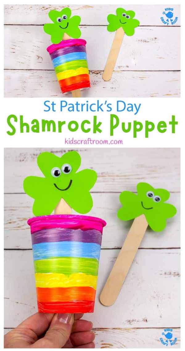 Gather all the craft sticks you have, because we've got lots of fun St Patrick's Day Stick Crafts to make! Includes leprechauns, shamrocks & more!