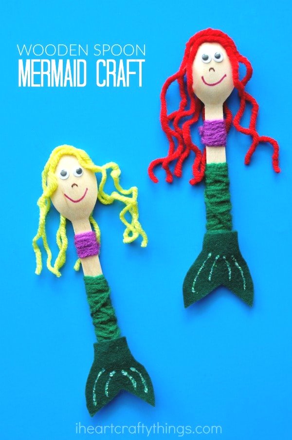 Love mermaids? Then these mesmerizing mermaid crafts for kids are just what you need? Take an underwater adventure with these fun projects!