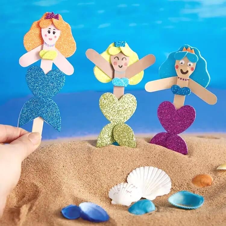 Love mermaids? Then these mesmerizing mermaid crafts for kids are just what you need? Take an underwater adventure with these fun projects!