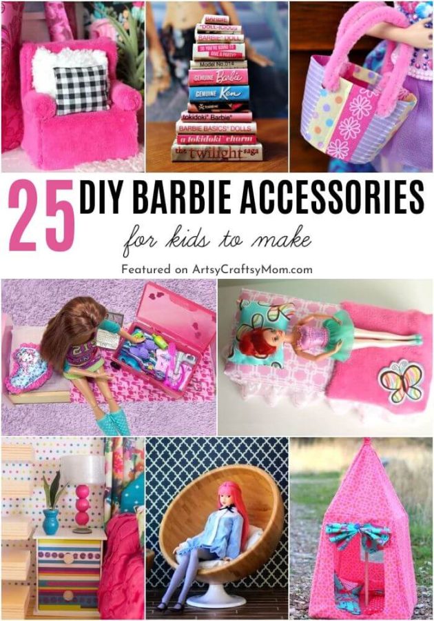If you've got a Barbie doll or a Barbie lover at home, then you have got to check out these Amazing Barbie Crafts that are just too cute for words!