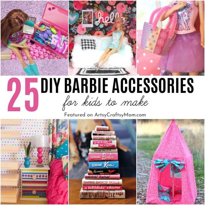 If you've got a Barbie doll or a Barbie lover at home, then you have got to check out these Amazing Barbie Crafts that are just too cute for words!