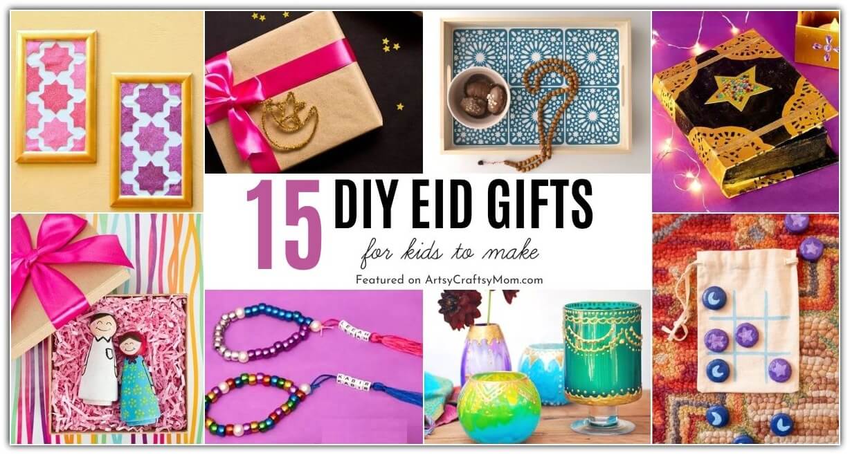 Looking for gift ideas for Eid? Why not make your own, with these DIY Eid Gifts that are perfect for kids to make and gift their friends!