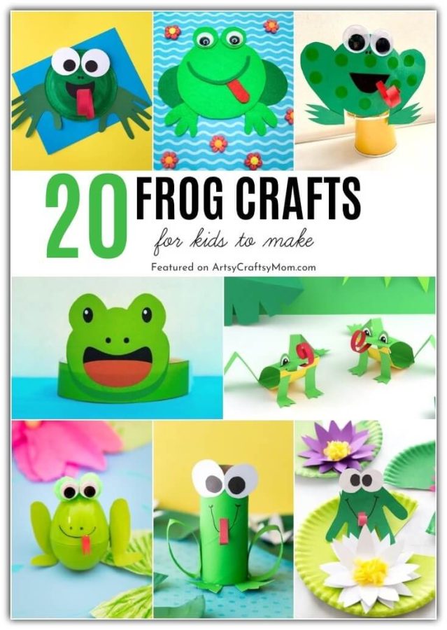 Time to get jumpy with these fun frog crafts for kids! With World Frog Day coming up on 20th March, this is the perfect time for these crafts!