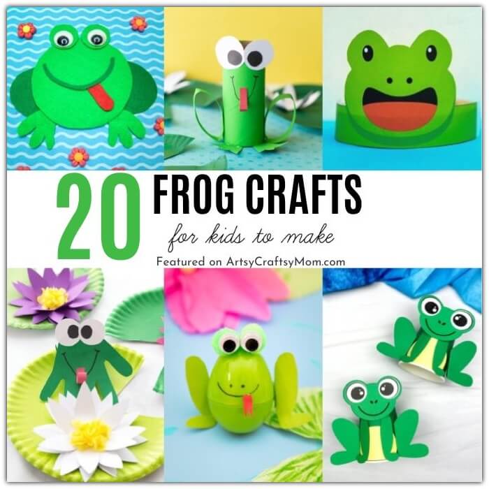 Time to get jumpy with these fun frog crafts for kids! With World Frog Day coming up on 20th March, this is the perfect time for these crafts!