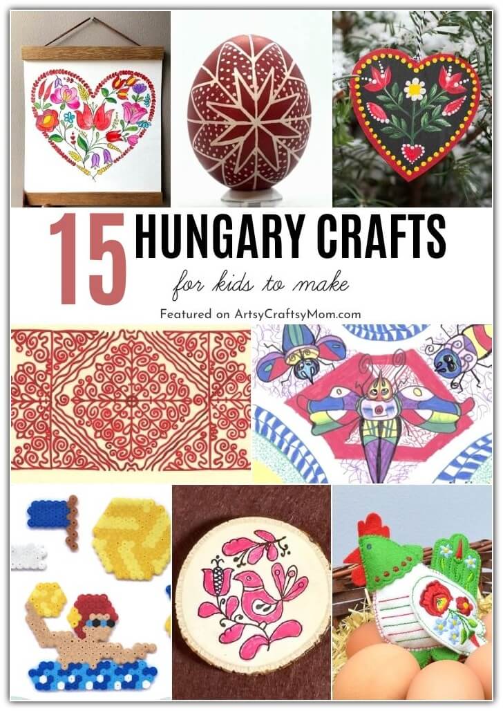 Learn all about the beautiful country of Hungary with these fun Hungary crafts for kids! Let's explore Hungarian art, culture, traditions and more!