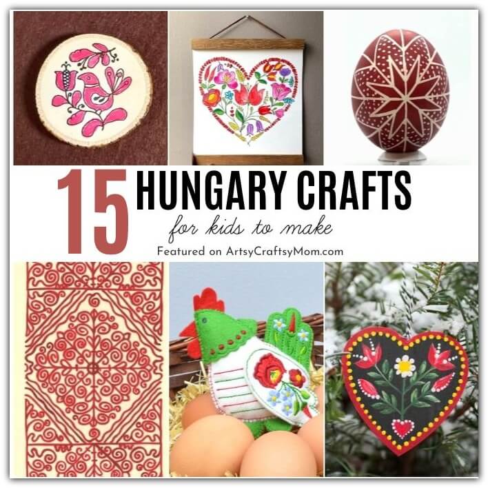 Learn all about the beautiful country of Hungary with these fun Hungary crafts for kids! Let's explore Hungarian art, culture, traditions and more!