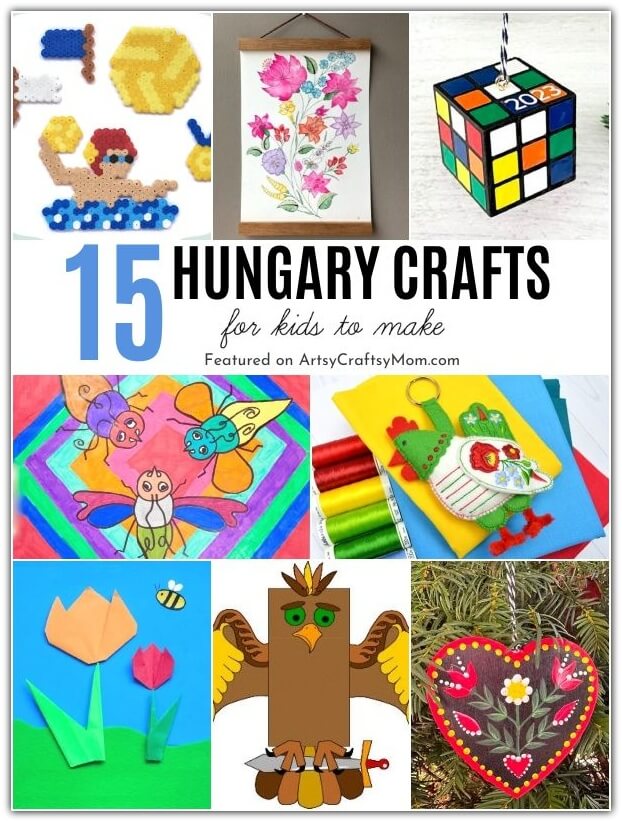 Learn all about the beautiful country of Hungary with these fun Hungary crafts for kids! Let's explore Hungarian art, culture, traditions and more!