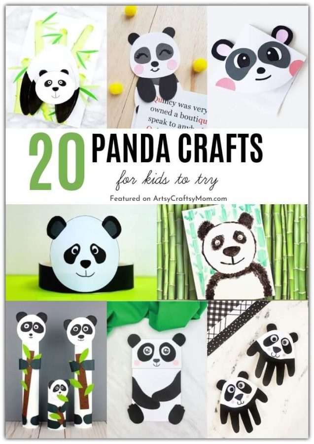 They're cute and some of them know Kung Fu - our playful panda crafts for kids celebrate the cute and cuddly national animal of China - the panda!