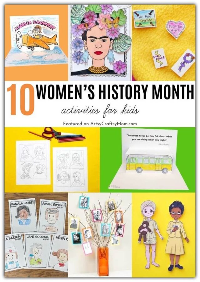 We're all set to celebrate some amazing women with these Women's History Month Activities for Kids! Wonderful inspiration for boys and girls!